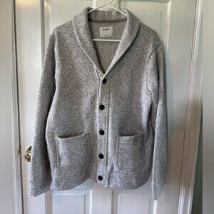 Old Navy Sweater-Knit Fleece Shawl Collar Cardigan, Large